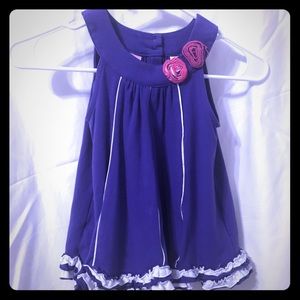 6X Girl Kids Headquarter purple Shirt